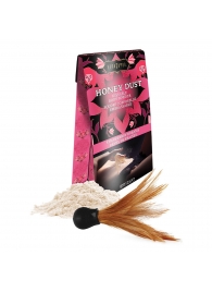 Пудра для тела Honey Dust Body Powder с ароматом клубники - 28 гр. - Kama Sutra - купить с доставкой в Одинцово