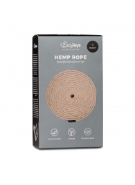 Пеньковая веревка для связывания Hemp Rope - 5 м. - Easy toys - купить с доставкой в Одинцово