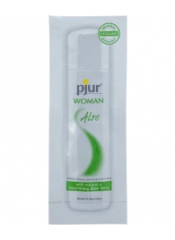 Лубрикант на водной основе pjur WOMAN Aloe - 2 мл. - Pjur - купить с доставкой в Одинцово