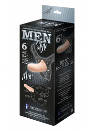 Пустотелый фаллопротез MEN STYLE - 17,5 см. - LOVETOY (А-Полимер) - купить с доставкой в Одинцово