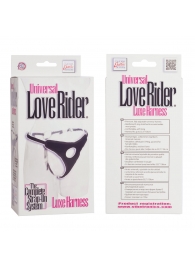 Трусы для страпона с универсальным креплением Universal Love Rider Luxe Harness - California Exotic Novelties - купить с доставкой в Одинцово