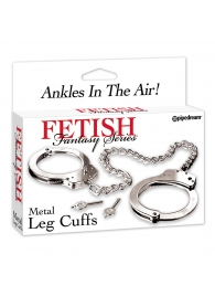 Металлические наручники Metal Leg Cuffs - Pipedream - купить с доставкой в Одинцово