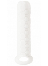 Белый фаллоудлинитель Homme Long - 13,5 см. - Lola Games - в Одинцово купить с доставкой