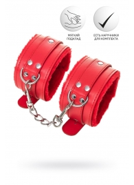 Красные оковы Anonymo из искусственной кожи - ToyFa - купить с доставкой в Одинцово