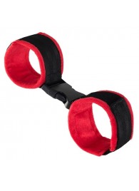 Красно-черные велюровые оковы Anonymo - ToyFa - купить с доставкой в Одинцово