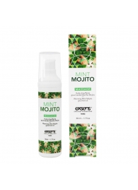 Разогревающее массажное масло с ароматом мохито Gourmet Mint Mojito - 50 мл. - Exsens - купить с доставкой в Одинцово