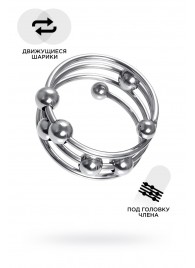 Большое металлическое кольцо под головку пениса - ToyFa - купить с доставкой в Одинцово