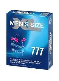 Стимулирующая насадка на пенис MEN SIZE 777 - Sitabella - в Одинцово купить с доставкой