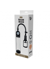 Прозрачная вакуумная помпа с манометром Deluxe Penis Pump - Dream Toys - в Одинцово купить с доставкой