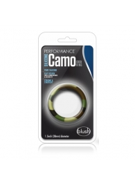 Эрекционное кольцо камуфляжной расцветки Silicone Camo Cock Ring - Blush Novelties - в Одинцово купить с доставкой