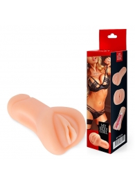 Телесный реалистичный мастурбатор в виде вагины - Bior toys - в Одинцово купить с доставкой