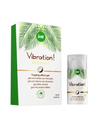 Возбуждающий гель с ароматом кокоса Vibration Coconut - 15 мл. - INTT - купить с доставкой в Одинцово
