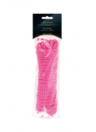 Розовая веревка для связывания Sweet Caress Rope - 10 метров - Sweet Caress - купить с доставкой в Одинцово