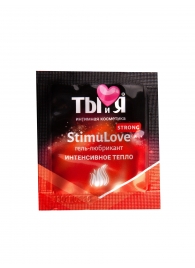 Разогревающий гель-лубрикант Stimulove Strong в одноразовой упаковке - 4 гр. - Биоритм - купить с доставкой в Одинцово