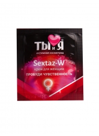 Возбуждающий крем для женщин Sextaz-W в одноразовой упаковке - 1,5 гр. - Биоритм - купить с доставкой в Одинцово