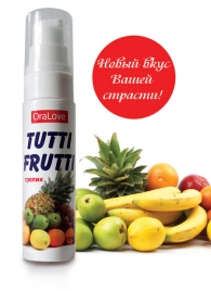 Гель-смазка Tutti-frutti со вкусом тропических фруктов - 30 гр. - Биоритм - купить с доставкой в Одинцово