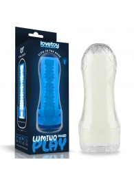 Светящийся в темноте мастурбатор Lumino Play Masturbator Ribbed - Lovetoy - в Одинцово купить с доставкой
