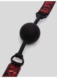 Кляп-шар на двусторонних ремешках Reversible Silicone Ball Gag - Fifty Shades of Grey - купить с доставкой в Одинцово