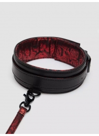 Стильный ошейник с поводком Reversible Faux Leather Collar and Lead - Fifty Shades of Grey - купить с доставкой в Одинцово