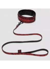 Стильный ошейник с поводком Reversible Faux Leather Collar and Lead - Fifty Shades of Grey - купить с доставкой в Одинцово