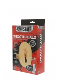 Мастурбатор-вагина с вибрацией и выносным пультом управления REALSTUFF SMOOTH   BALD - Dream Toys - в Одинцово купить с доставкой