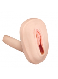 Мастурбатор-вагина с вибрацией и выносным пультом управления REALSTUFF SMOOTH   BALD - Dream Toys - в Одинцово купить с доставкой