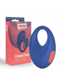 Синее эрекционное кольцо RRRING Casual Date Cock Ring - FeelzToys - в Одинцово купить с доставкой