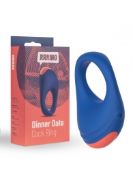 Синее эрекционное кольцо RRRING Dinner Date Cock Ring - FeelzToys - в Одинцово купить с доставкой