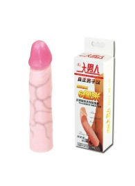 Удлиняющая насадка на пенис Deep Love - 21,5 см. - Baile - в Одинцово купить с доставкой