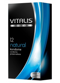Классические презервативы VITALIS PREMIUM natural - 12 шт. - Vitalis - купить с доставкой в Одинцово