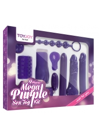 Эротический набор Toy Joy Mega Purple - Toy Joy - купить с доставкой в Одинцово