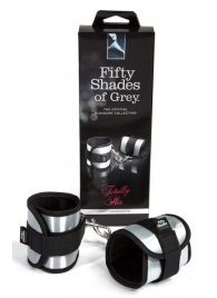 Серо-черные наручники Totally His - Fifty Shades of Grey - купить с доставкой в Одинцово