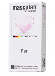 Супертонкие презервативы Masculan Pur - 10 шт. - Masculan - купить с доставкой в Одинцово