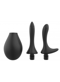 Черный анальный душ Nexus Anal Douche Set с 2 сменными насадками - Nexus Range - купить с доставкой в Одинцово