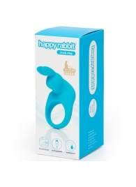 Голубое эрекционное виброкольцо Happy Rabbit Rechargeable Rabbit Cock Ring - Happy Rabbit - в Одинцово купить с доставкой