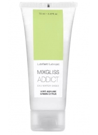 Смазка на водной основе Mixgliss Addict с ароматом цитруса - 70 мл. - Mixgliss - купить с доставкой в Одинцово