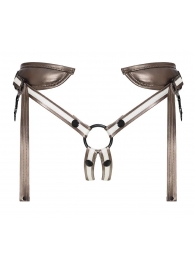 Бронзовый пояс для насадок Desirous Harness - Strap-on-me - купить с доставкой в Одинцово