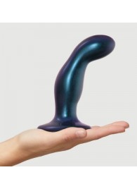 Темно-синяя насадка Strap-On-Me Dildo Plug Snaky size M - Strap-on-me - купить с доставкой в Одинцово