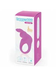 Фиолетовое эрекционное виброкольцо Happy Rabbit Rechargeable Rabbit Cock Ring - Happy Rabbit - в Одинцово купить с доставкой
