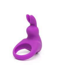 Фиолетовое эрекционное виброкольцо Happy Rabbit Rechargeable Rabbit Cock Ring - Happy Rabbit - в Одинцово купить с доставкой