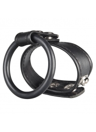 Двойное кольцо выносливости на пенис DUAL STAMINA RING - BlueLine - в Одинцово купить с доставкой