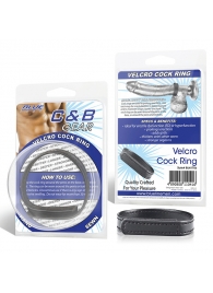 Кольцо на пенис из искусственной кожи на липучке VELCRO COCK RING - 5 см. - BlueLine - в Одинцово купить с доставкой