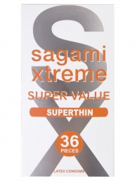 Ультратонкие презервативы Sagami Xtreme Superthin - 36 шт. - Sagami - купить с доставкой в Одинцово