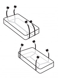 Фиксаторы для кровати WRAPAROUND MATTRESS RESTRAIN - Pipedream - купить с доставкой в Одинцово
