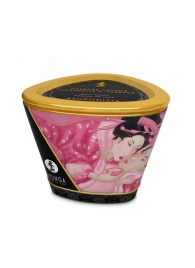 Массажная свеча Rose Petals с ароматом розы - 170 мл. - Shunga - купить с доставкой в Одинцово