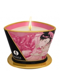 Массажная свеча Rose Petals с ароматом розы - 170 мл. - Shunga - купить с доставкой в Одинцово