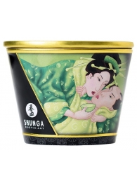 Массажная свеча Exotic Green Tea с ароматом зелёного чая - 170 мл. - Shunga - купить с доставкой в Одинцово