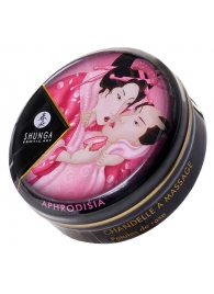 Массажная свеча Rose Petals с ароматом розы - 30 мл. - Shunga - купить с доставкой в Одинцово