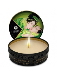 Массажная свеча Exotic Green Tea с ароматом зелёного чая - 30 мл. - Shunga - купить с доставкой в Одинцово