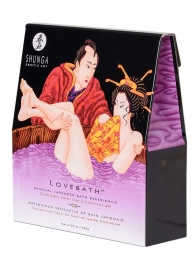 Соль для ванны Lovebath Sensual lotus, превращающая воду в гель - 650 гр. - Shunga - купить с доставкой в Одинцово